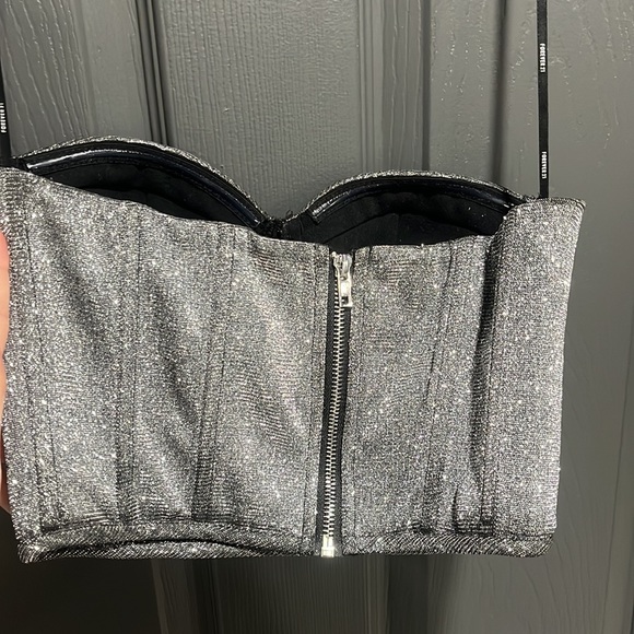 Never worn, Forever 21 sparkle top. Perfect for a birthday or going out occasion - Picture 2 of 2